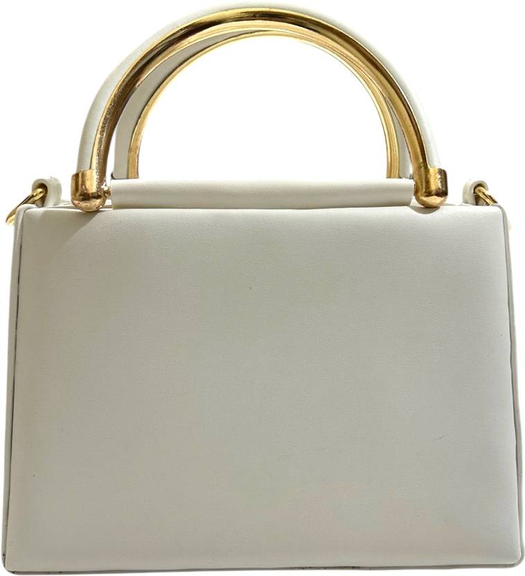 Ethereal Dream Classic White Purse with Satin Touch