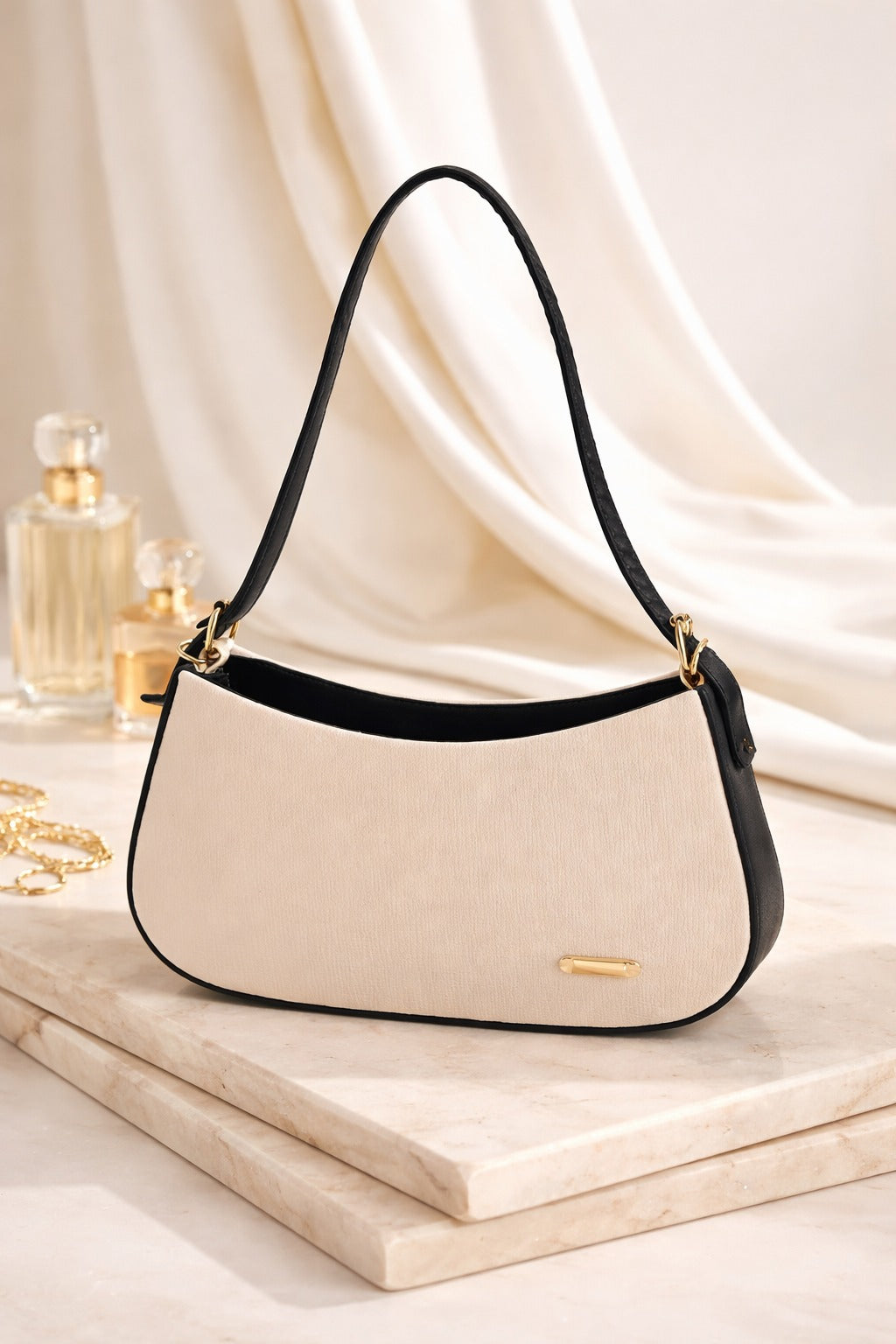 Trendy Dual Tone Shoulder Bag Collection
