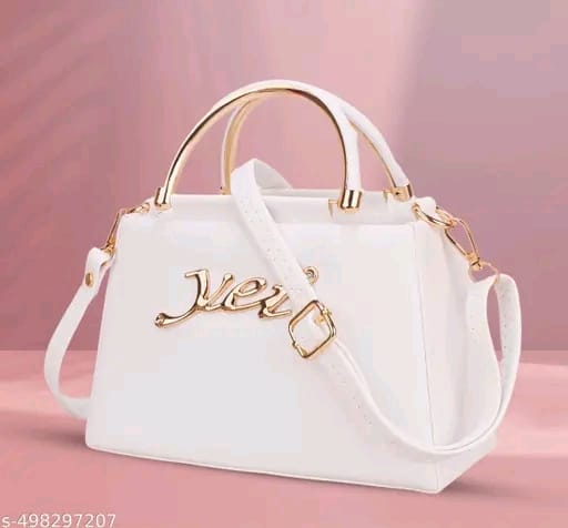 Ethereal Dream Classic White Purse with Satin Touch