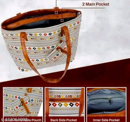 Trendy Women's Handbag - Premium Leather Tote