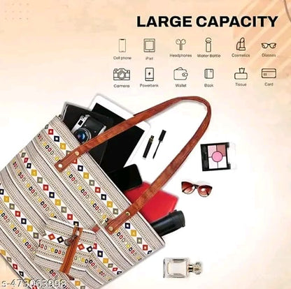 Trendy Women's Handbag - Premium Leather Tote