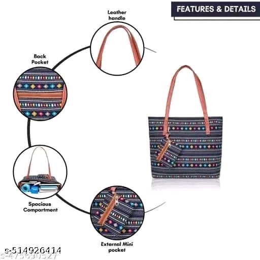 Trendy Women's Handbag - Premium Leather Tote