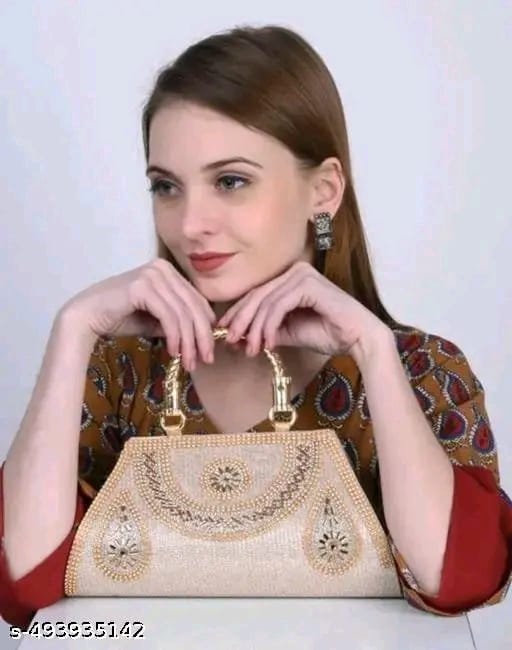 Bridal Partyware Clutch for Women – Elegant Satin Evening Purse, Wedding & Bridesmaid Clutch Bag, Formal Party Handbag, Cocktail Purse with Detachable Chain Strap for Weddings
