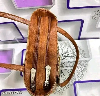 WOMEN PRINTED ARTICLE SHOULDER HANDBAG