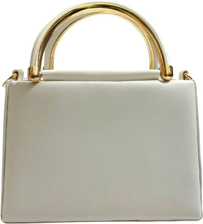 Ethereal Dream Classic White Purse with Satin Touch