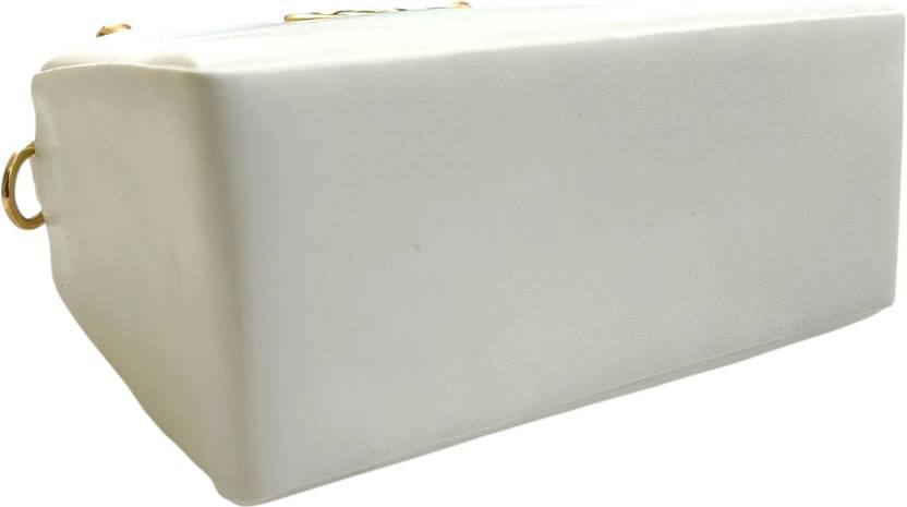Ethereal Dream Classic White Purse with Satin Touch