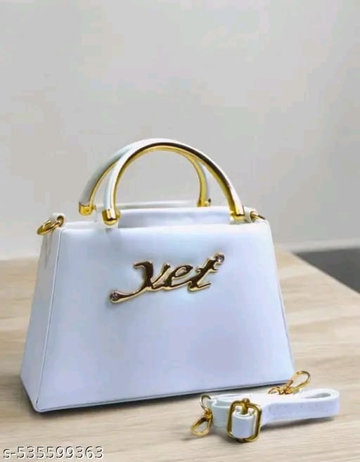 Ethereal Dream Classic White Purse with Satin Touch