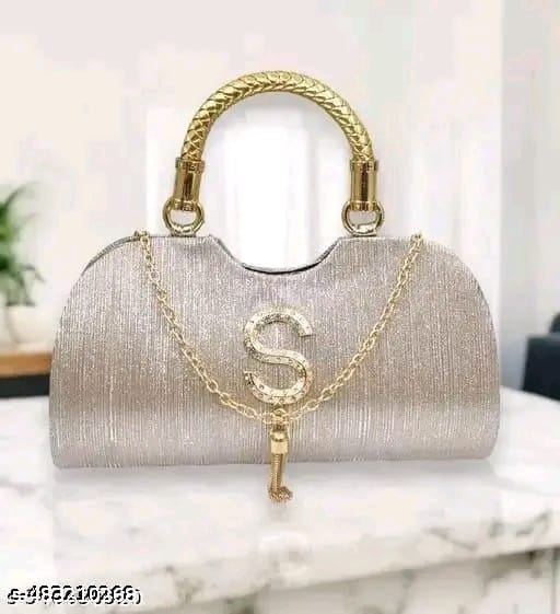 Bridal Partyware Clutch for Women – Elegant Satin Evening Purse, Wedding & Bridesmaid Clutch Bag, Formal Party Handbag, Cocktail Purse with Detachable Chain Strap for Weddings