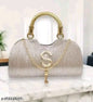 Bridal Partyware Clutch for Women – Elegant Satin Evening Purse, Wedding & Bridesmaid Clutch Bag, Formal Party Handbag, Cocktail Purse with Detachable Chain Strap for Weddings